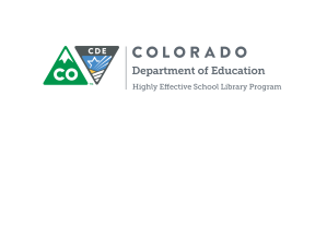 Colorado-2016HighlyEffectiveSchoolLibraryProgramRubric